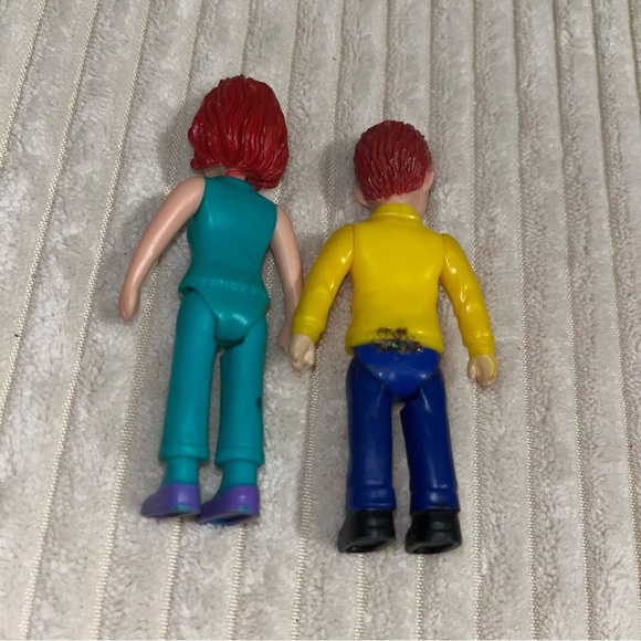 Vintage kid connection plastic dollhouse dolls figures mom dad Ginger re… - Picture 3 of 3